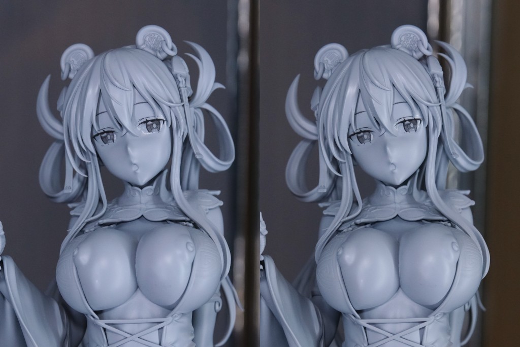 ロケットボーイ 魚デニム お香を持ったチャイナ娘 フィギュア