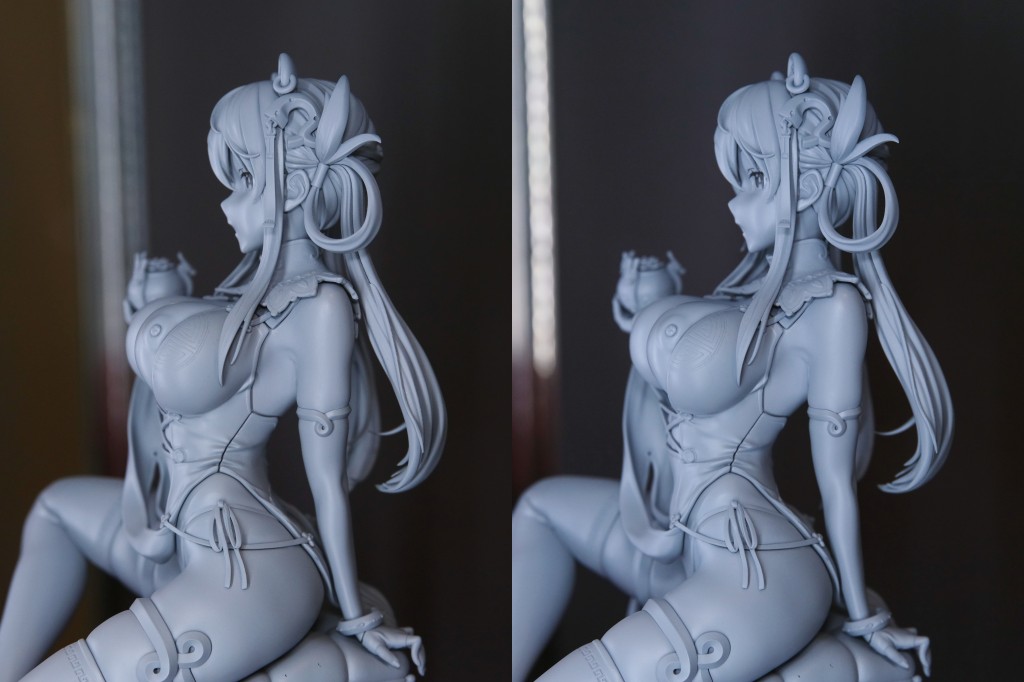 ロケットボーイ 魚デニム お香を持ったチャイナ娘 フィギュア
