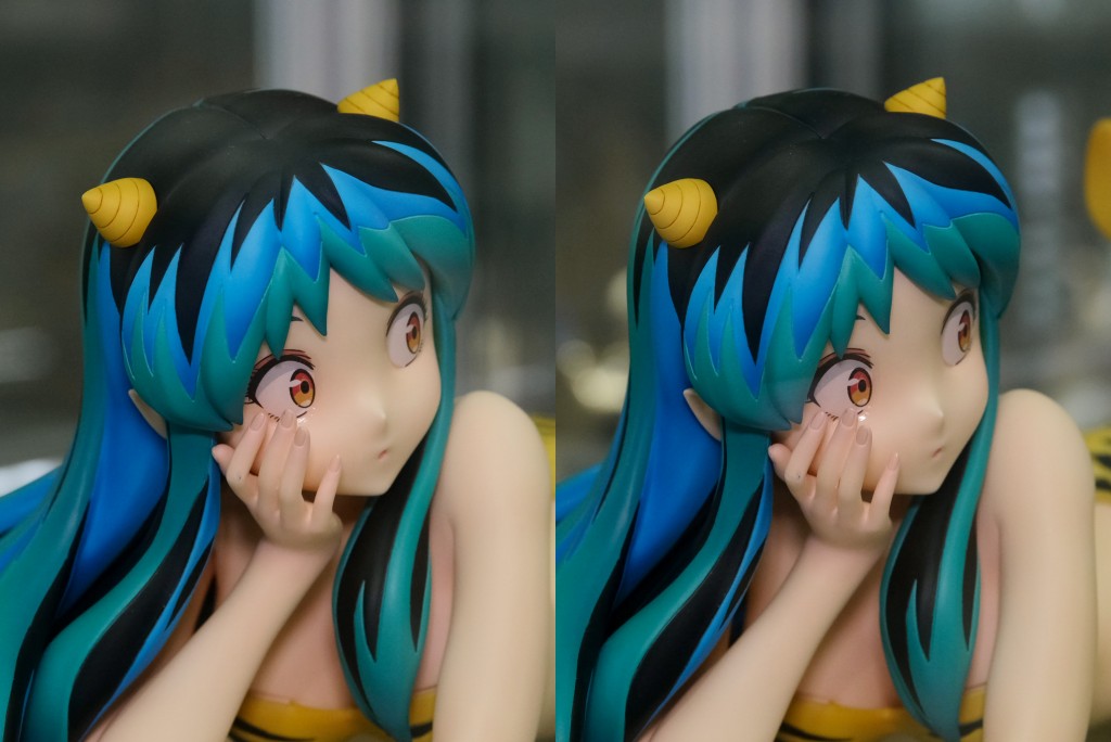 B-Style ラム フィギュア展示を立体視で撮影。（2023/05/28