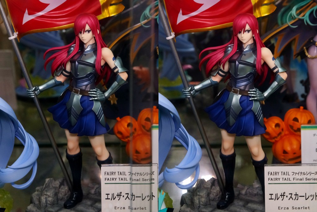 ベルファイン エルザ・スカーレット フィギュア展示を立体視で