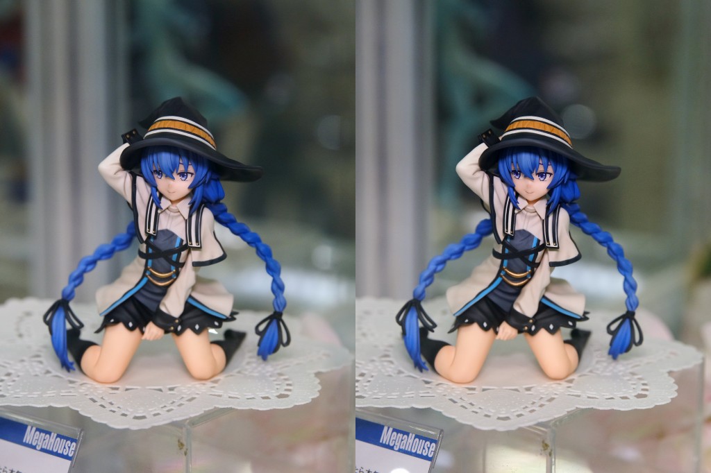 Melty Princess てのひら ロキシー フィギュア展示を立体視で