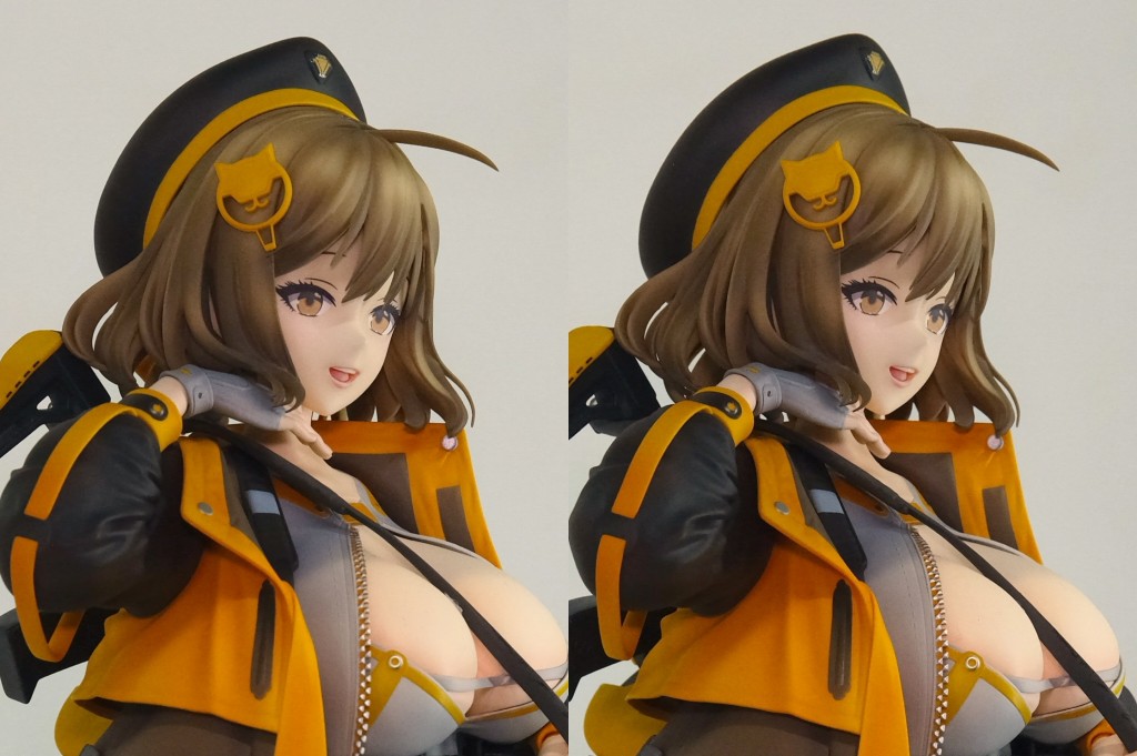 B-style アニス フィギュア展示を立体視で撮影。(2023/11/11 ワンホビ