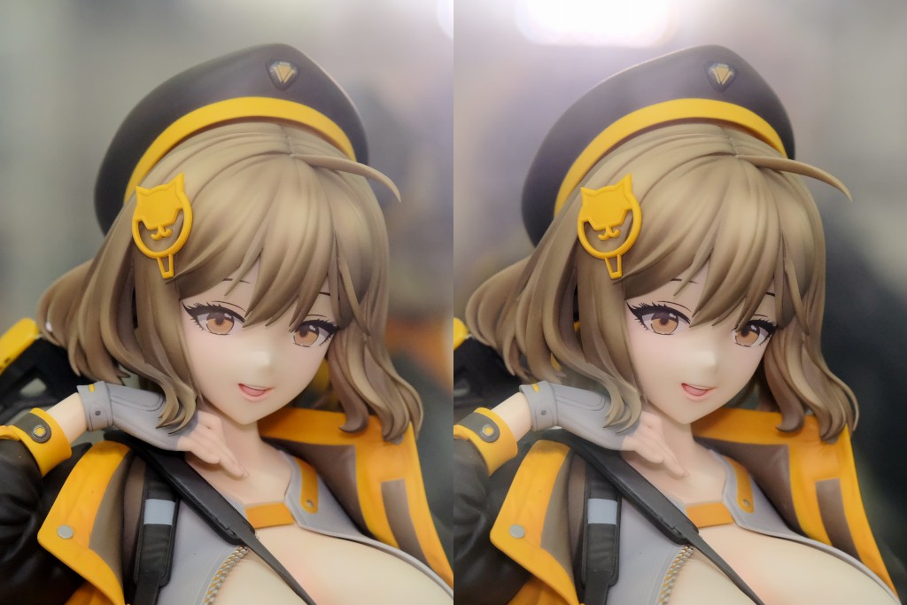 B-style アニス フィギュア展示を立体視で撮影。(2023/11/11 ワンホビ