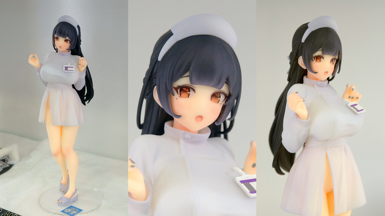 ポップキュン イラスト「ナースさん」バンソウコウver. 1/6サイズ 4571498449900_A09.jpg