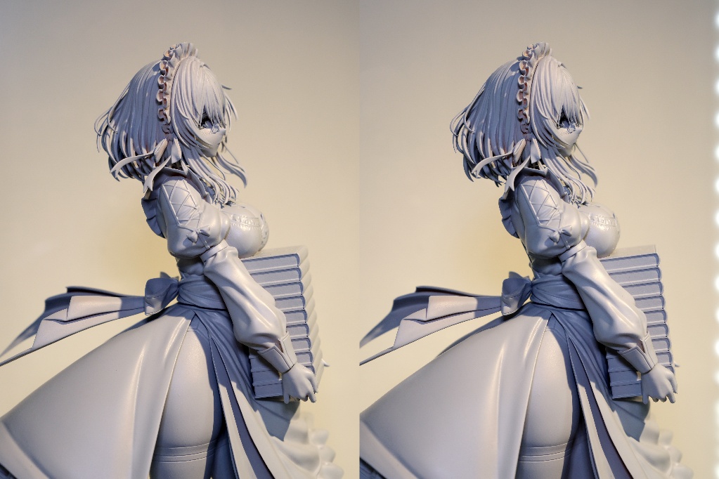 TTD 11690 【⭐︎ ヒロゾウサン様⭐︎】【美品・数量限定】 Maid Maison ピロ水 はにかみ彼女 地上ひかげ フィギュア 立体視