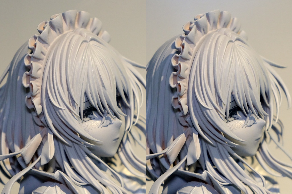 Maid Maison ピロ水 はにかみ彼女 地上ひかげ フィギュア 立体視