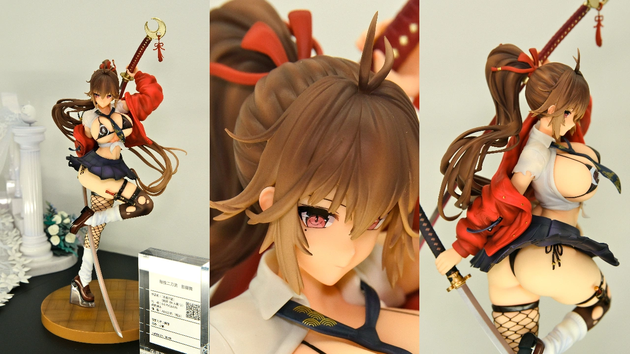 Charm 絵師100人展12 魔太郎 不撓不屈 秘技二刀流 影縫舞