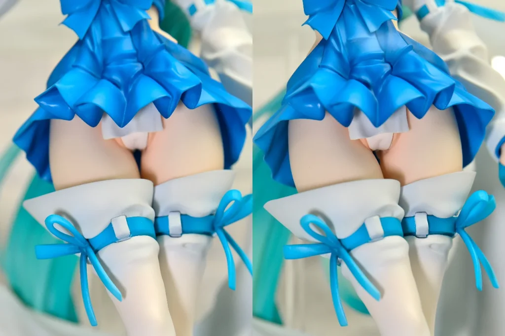 WING 魔法少女にあこがれて マジアアズール 薄氷巫女 フィギュアパンツ